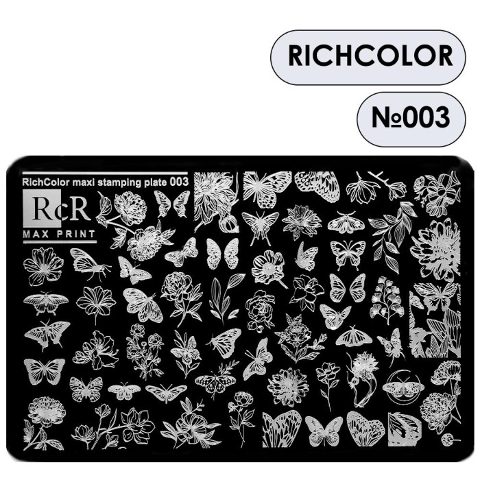 Пластина для стемпінгу Max Print RcR - 03, природа