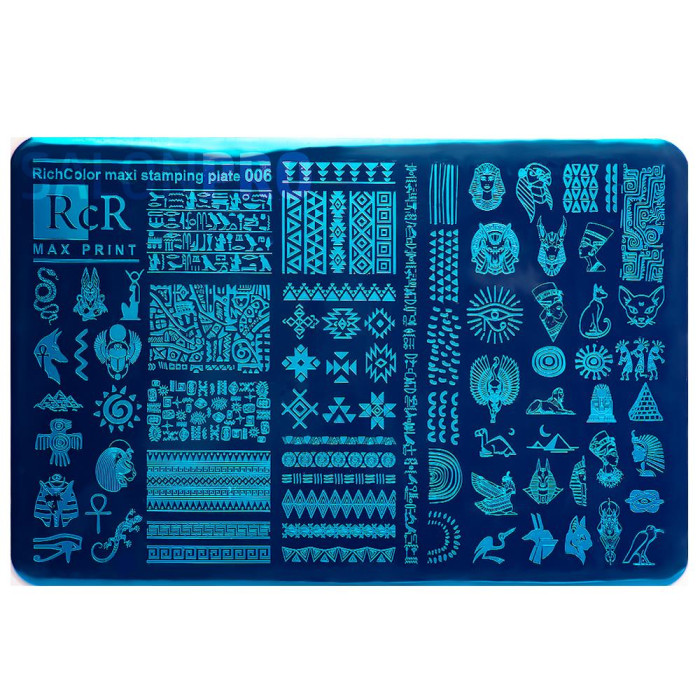 Пластина для стемпінгу Max Print RcR - 06, Єгипет