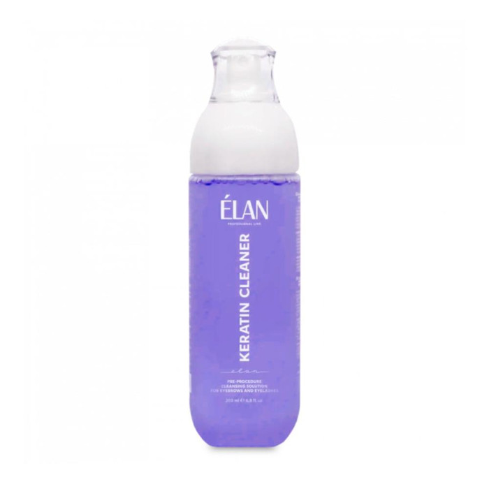 ELAN Professional Line KERATIN CLEANER - тоник для обезжирования бровей и ресниц, 200 мл