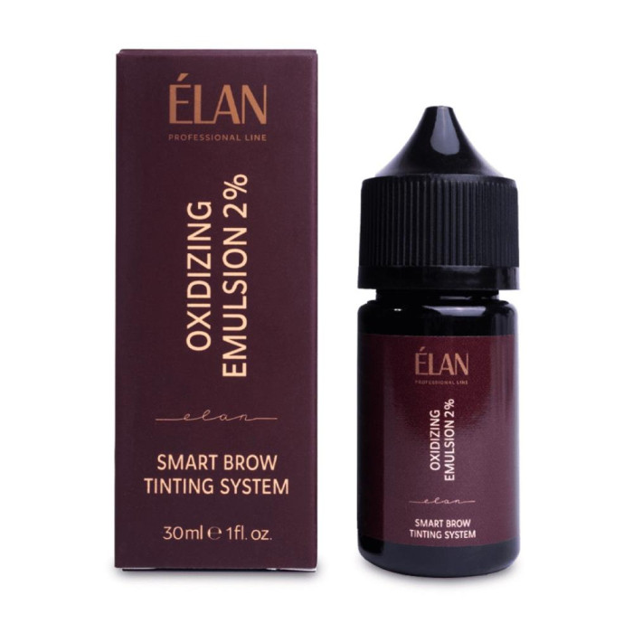 ELAN Oxidizing Emulsion - окислительная эмульсия 2% для краски для бровей, 30 мл
