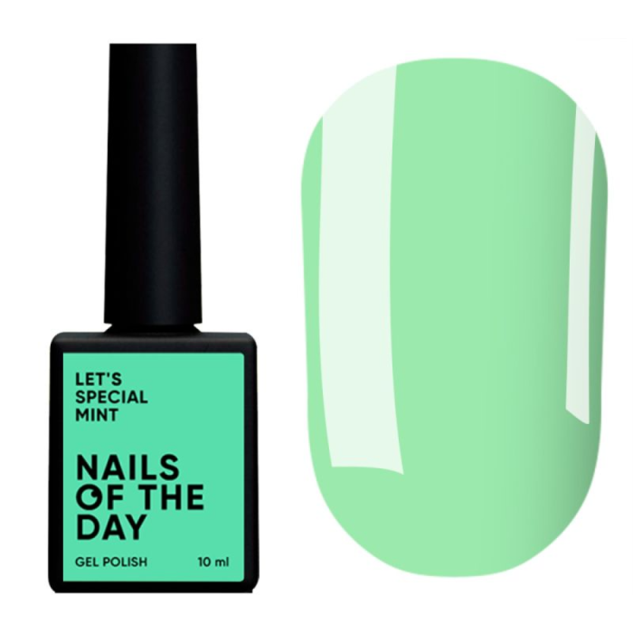 Гель-лак, в один шар NAILSOFTHEDAY Let’s Special №241 Mint, м'ятний, 10 мл