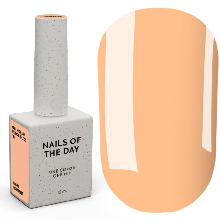 Гель-лак, в один шар NAILSOFTHEDAY Let’s Special №181 Peach Fuzz, ніжно-персиковий, 10 мл