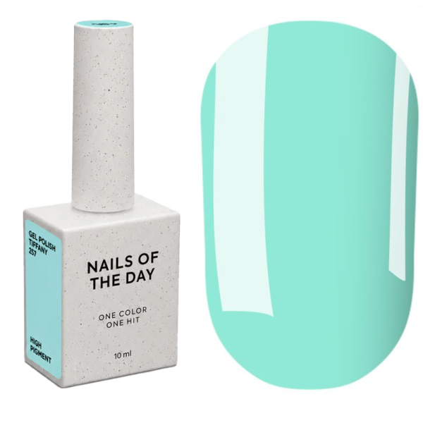 Гель-лак, в один шар NAILSOFTHEDAY Let’s Special №257 Tiffany, тифанні, 10 мл