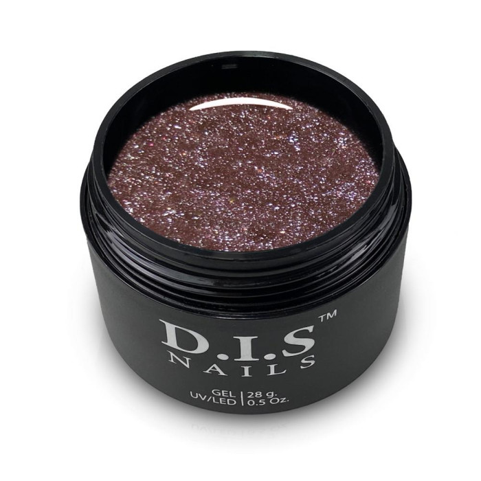 DIS Nails Hard Cherries & Shimmer - камуфлирующий твердый гель, 28 г