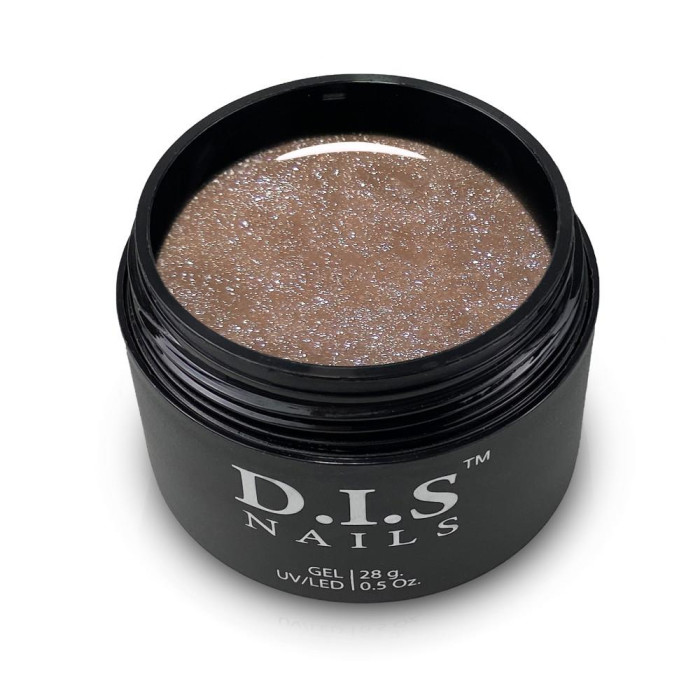 DIS Nails Hard Delicate & Shimmer - камуфлювальний твердий гель, 28 г