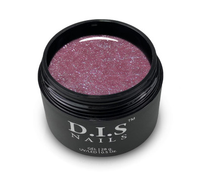 DIS Nails Hard Pink&Shimmer - камуфлювальний твердий гель, 28 г