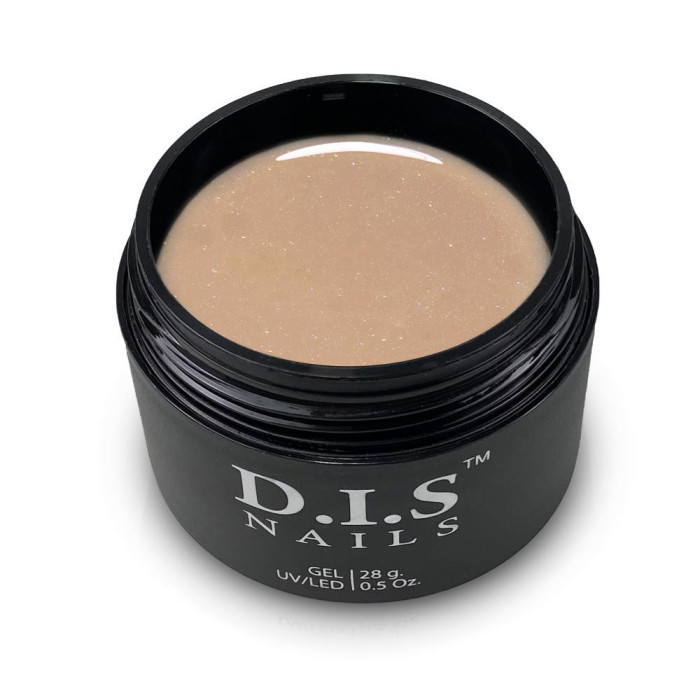 DIS Nails Hard Powder & Shimmer - камуфлирующий твердый гель, 28 г
