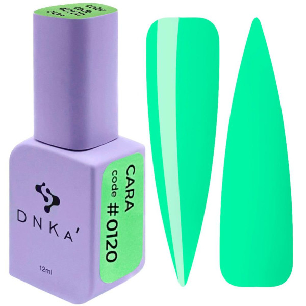 Гель-лак DNKa Gel Polish Color #0120 Cara, м'ятний, 12 мл