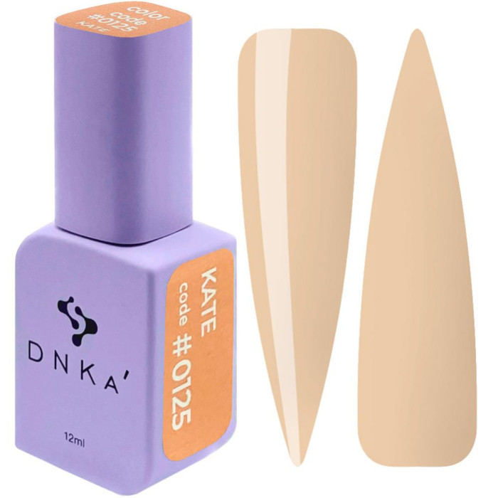 Гель-лак DNKa Gel Polish Color #0125 Kate, карамельный, 12 мл