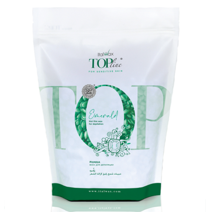 ItalWax Top Line "Emerald" - віск для депіляції гранульований "Смарагд", 750 г