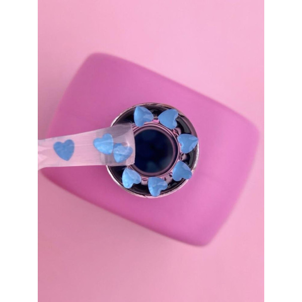 LUNA Top Romantic Blue - топ без липкого шару (з блакитними сердечками), 13 мл