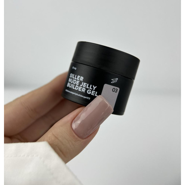 Siller Jelly Builder Gel №03 - гель желе для моделювання, банку 15 мл