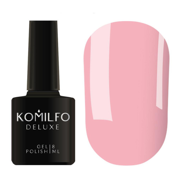 Гель-лак Komilfo DeLuxe Series №D017, лиловато-розовый, 8 мл