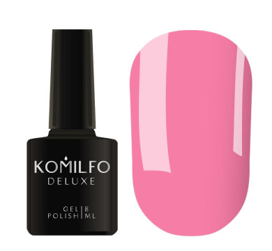 Гель-лак Komilfo DeLuxe Series №D022, розовый, 8 мл