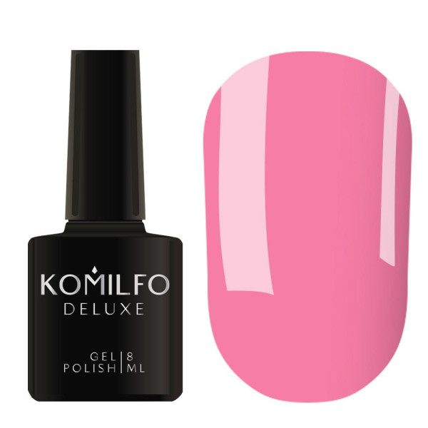 Гель-лак Komilfo DeLuxe Series №D022, рожевий, 8 мл