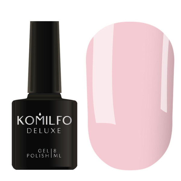 Гель-лак Komilfo DeLuxe Series №D031, кремово-лиловый, 8 мл