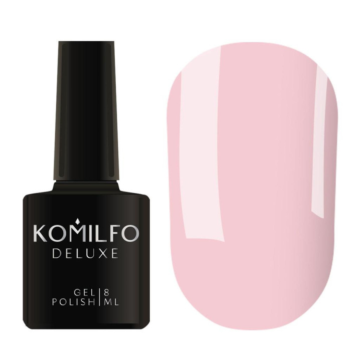 Гель-лак Komilfo DeLuxe Series №D031, кремово-ліловий, 8 мл