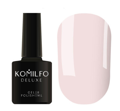 Гель-лак Komilfo DeLuxe Series №D034, світло-ліловий, 8 мл