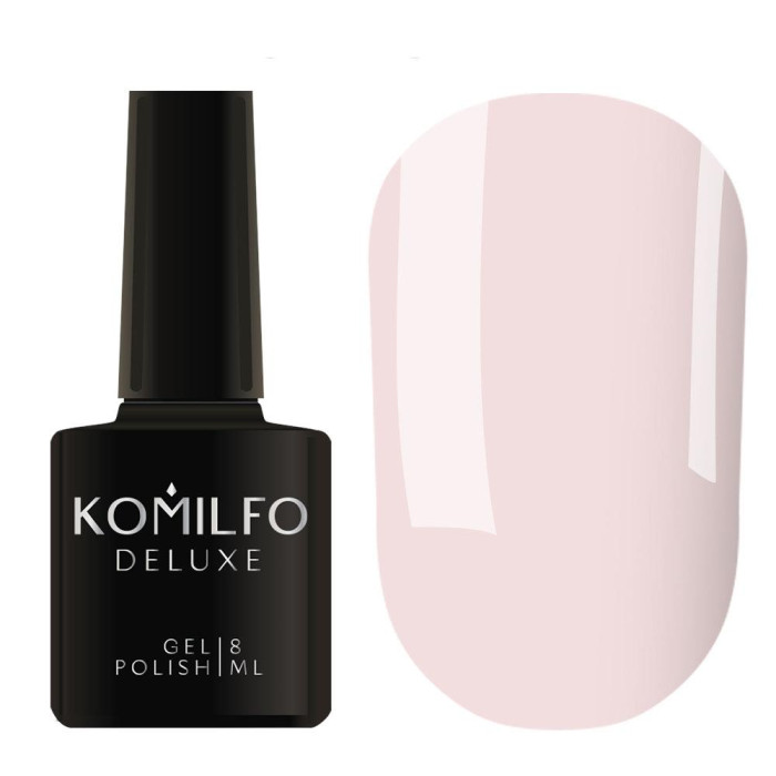 Гель-лак Komilfo DeLuxe Series №D034, светло-лиловый, 8 мл