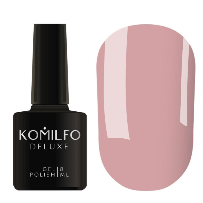 Гель-лак Komilfo DeLuxe Series №D057, приглушенный розово-лиловый, 8 мл