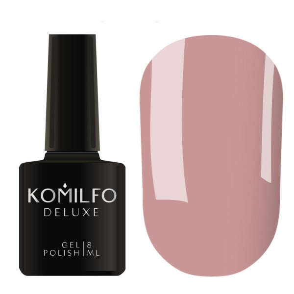 Гель-лак Komilfo DeLuxe Series №D058, рожеве какао, 8 мл