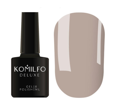 Гель-лак Komilfo DeLuxe Series №D071, світлий графітовий, 8 мл