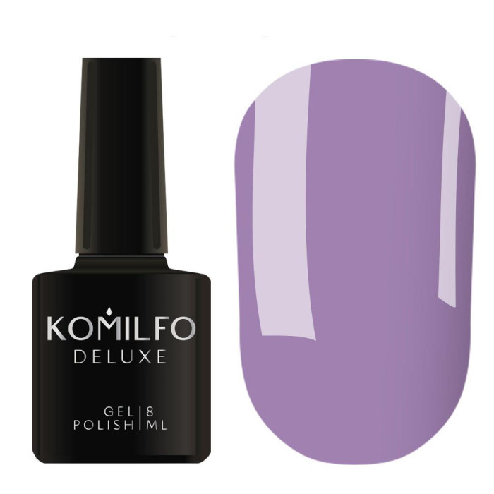 Гель-лак Komilfo DeLuxe Series №D116, васильковый, 8 мл