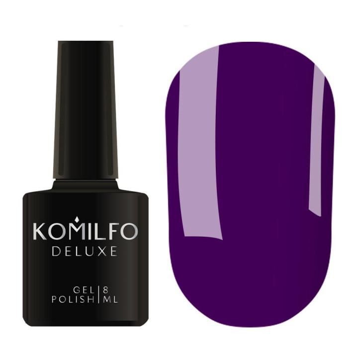 Гель-лак Komilfo DeLuxe Series №D123, сине-фиолетовый, 8 мл