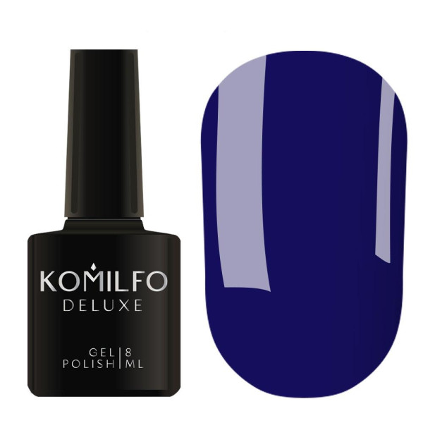 Гель-лак Komilfo DeLuxe Series №D125, синий, 8 мл