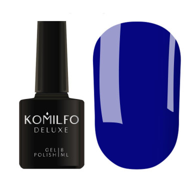 Гель-лак Komilfo DeLuxe Series №D127, королевский синий, 8 мл