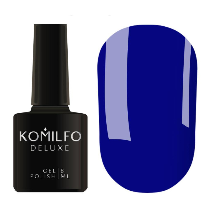 Гель-лак Komilfo DeLuxe Series №D127, королевский синий, 8 мл