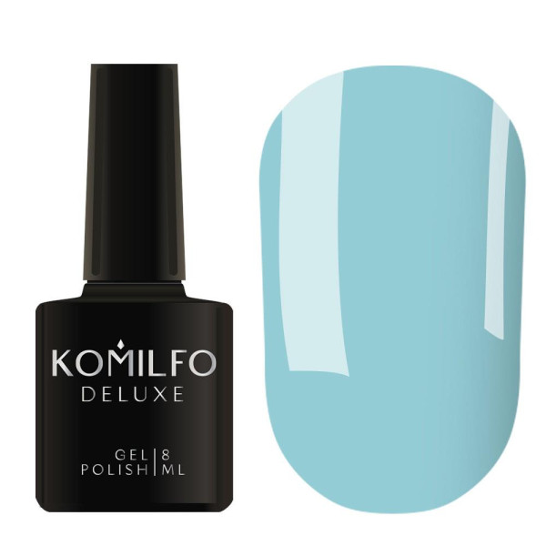 Гель-лак Komilfo DeLuxe Series №D140, небесный, 8 мл