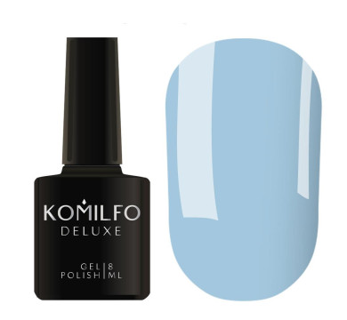 Гель-лак Komilfo DeLuxe Series №D142, приглушений бірюзовий, 8 мл