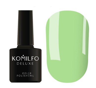 Гель-лак Komilfo DeLuxe Series №D160, салатовий, 8 мл