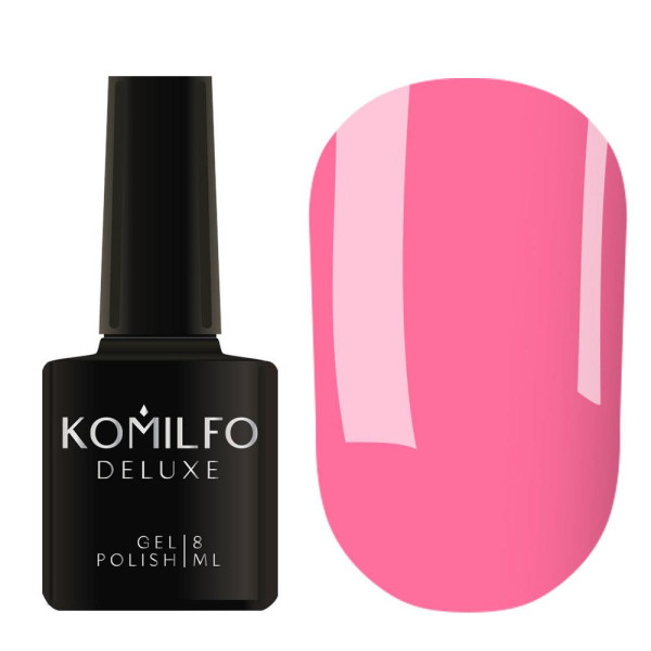 Гель-лак Komilfo DeLuxe Series №D179, рожевий барбі, 8 мл