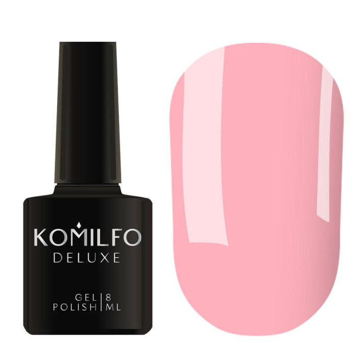 Гель-лак Komilfo DeLuxe Series №D187, нежно-розовый, 8 мл