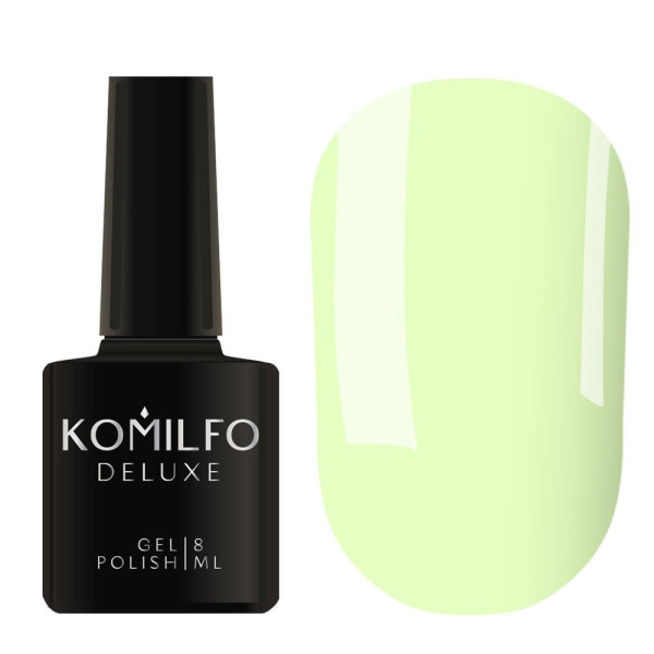 Гель-лак Komilfo DeLuxe Series №D193, лимонний пастельний, 8 мл