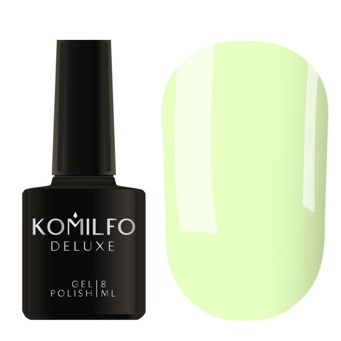 Гель-лак Komilfo DeLuxe Series №D193, лимонний пастельний, 8 мл