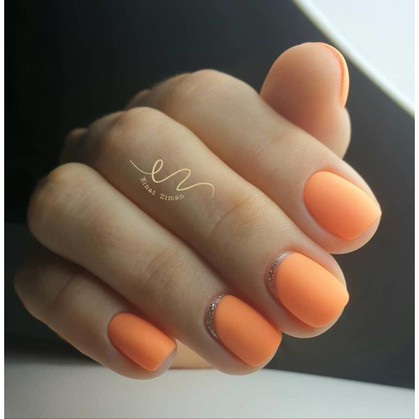 Гель-лак Komilfo DeLuxe Series №D197, морковный, 8 мл