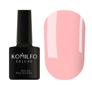 Гель-лак Komilfo DeLuxe Series №D210, ніжно-рожевий, 8 мл