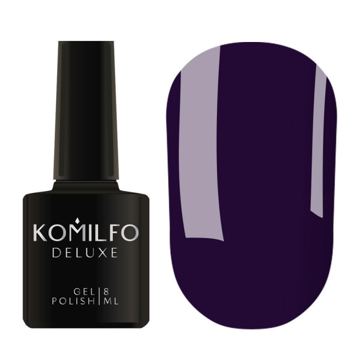 Гель-лак Komilfo DeLuxe Series №D222, фіолетово-синій, 8 мл