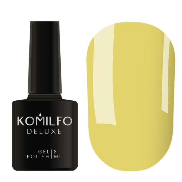 Гель-лак Komilfo DeLuxe Series №D276, горчица, 8 мл