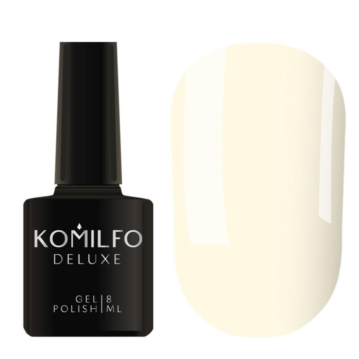 Гель-лак Komilfo DeLuxe Series №D288, бліда світло-лілова, 8 мл