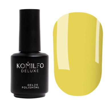 Гель-лак Komilfo DeLuxe Series №D316, желтый, 8 мл