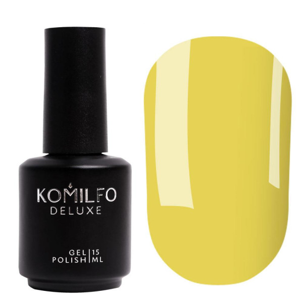 Гель-лак Komilfo DeLuxe Series №D316, желтый, 8 мл