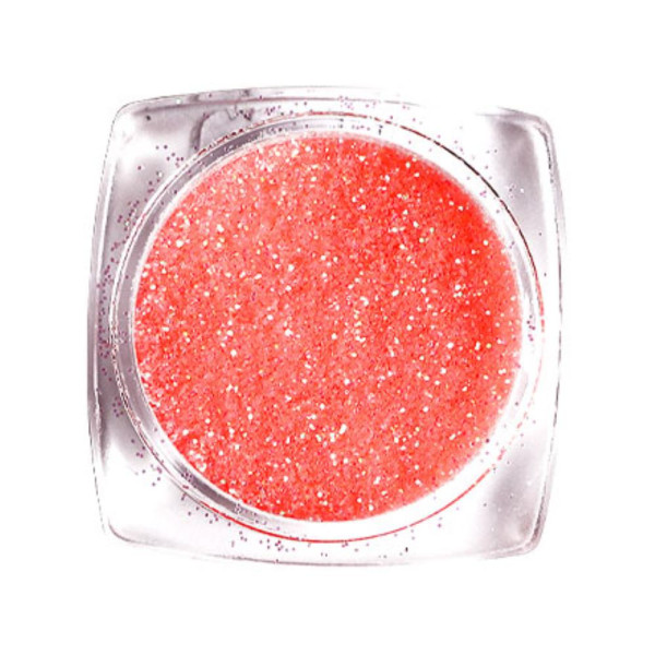 Komilfo Rainbow Series №515 - блестки для ногтей, размер 0,2 мм, (коралловый светлый), 2.5 г
