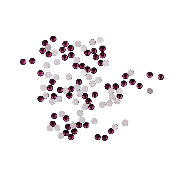 Стрази для нігтів Komilfo Dk.amethyst (розмір 4), 100 шт