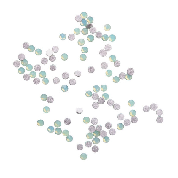 Стрази для нігтів Komilfo Green Opal (розмір 4), 100 шт