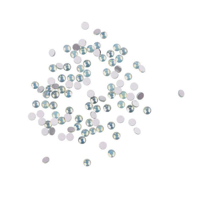 Стразы для ногтей Komilfo Green Opal (размер 6), 100 шт