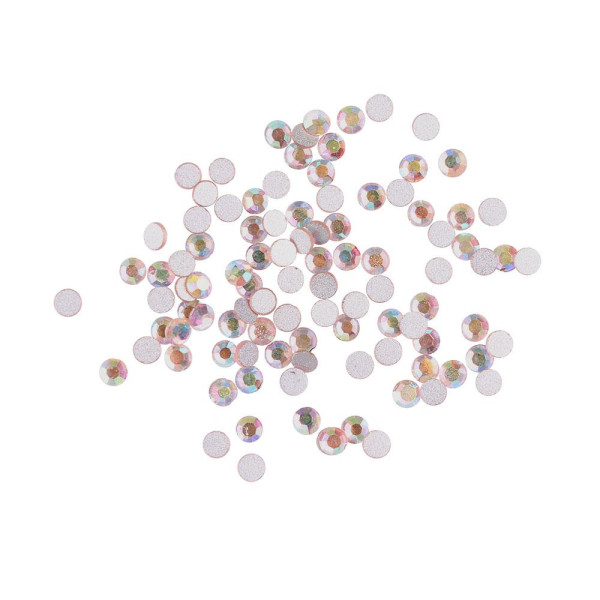 Стрази для нігтів Komilfo Light Peach AB (розмір 5), 100 шт